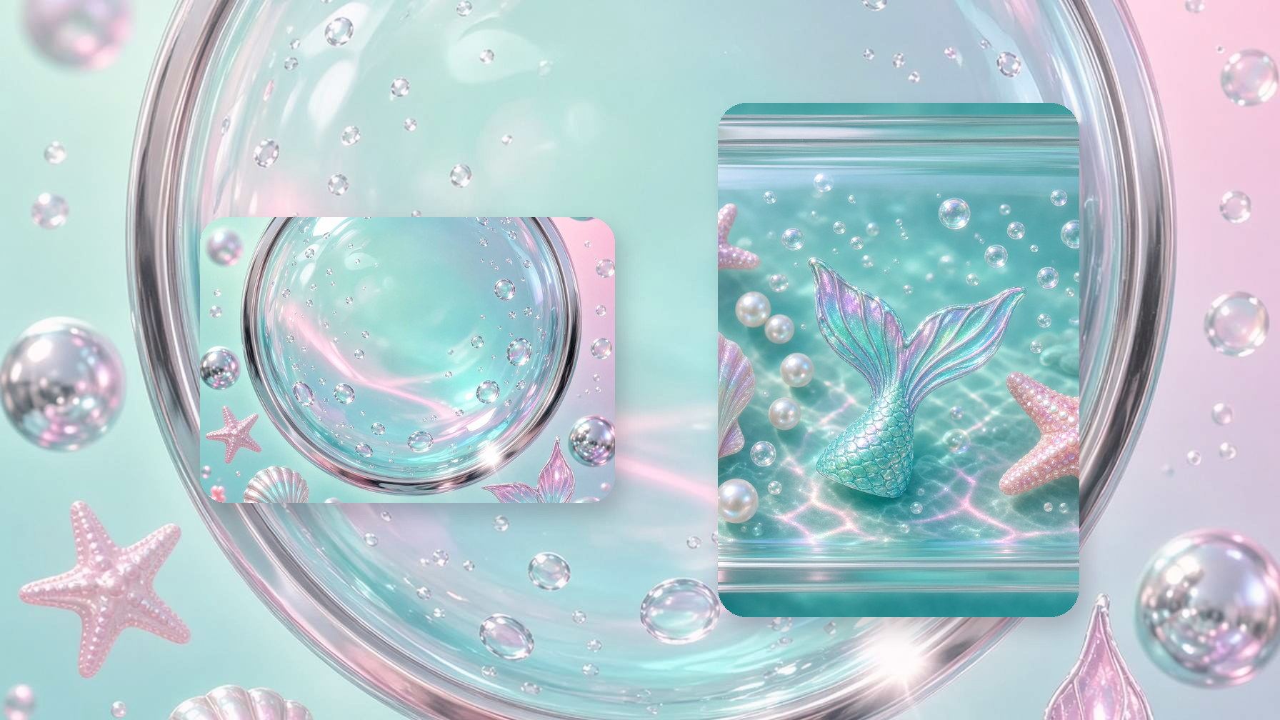 Aero Bubble digital wallpaper
